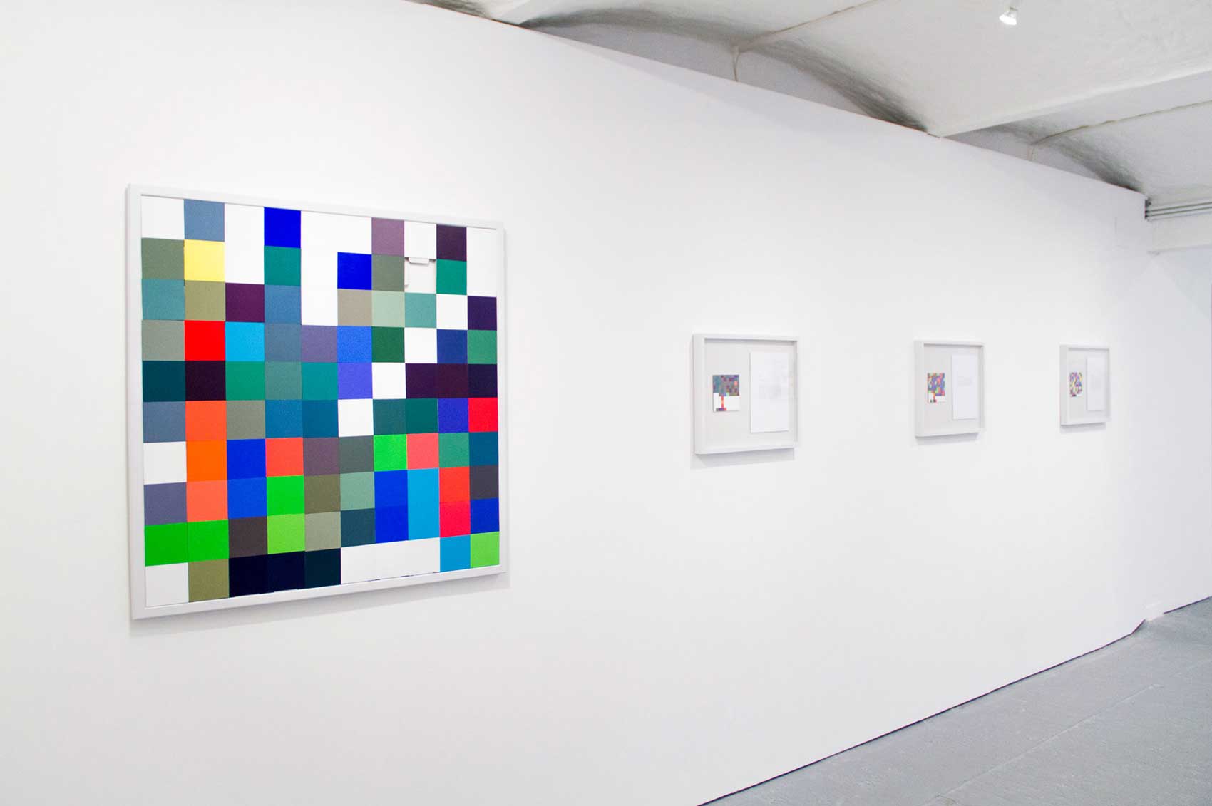 Obras de Gonzalo Reyes en la Galería Peter Gaugy. Foto: Studio Gonzalo Reyes Araos. 