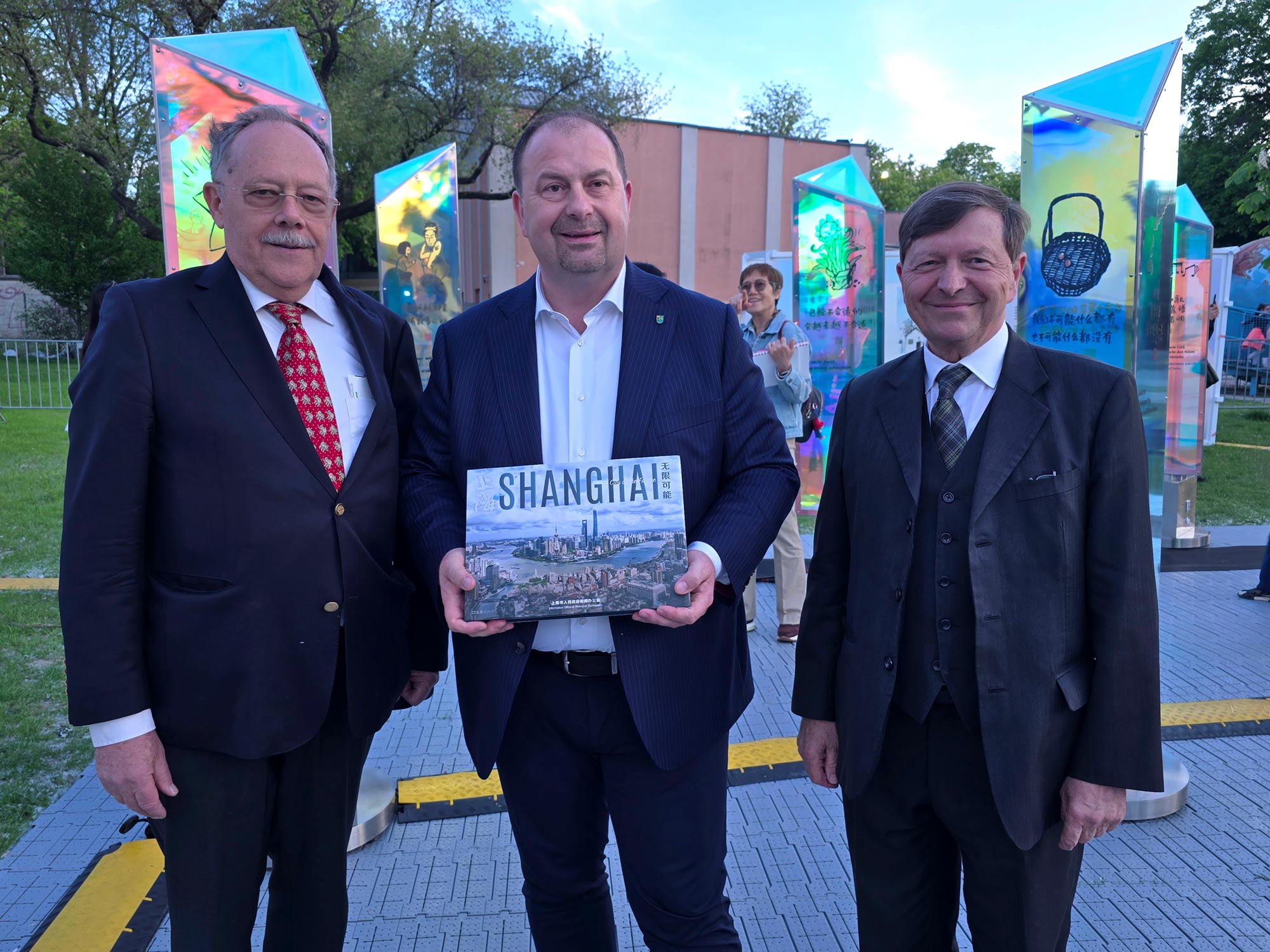 Chinesische Cartoon Ausstellung auf der Kaiserwiese