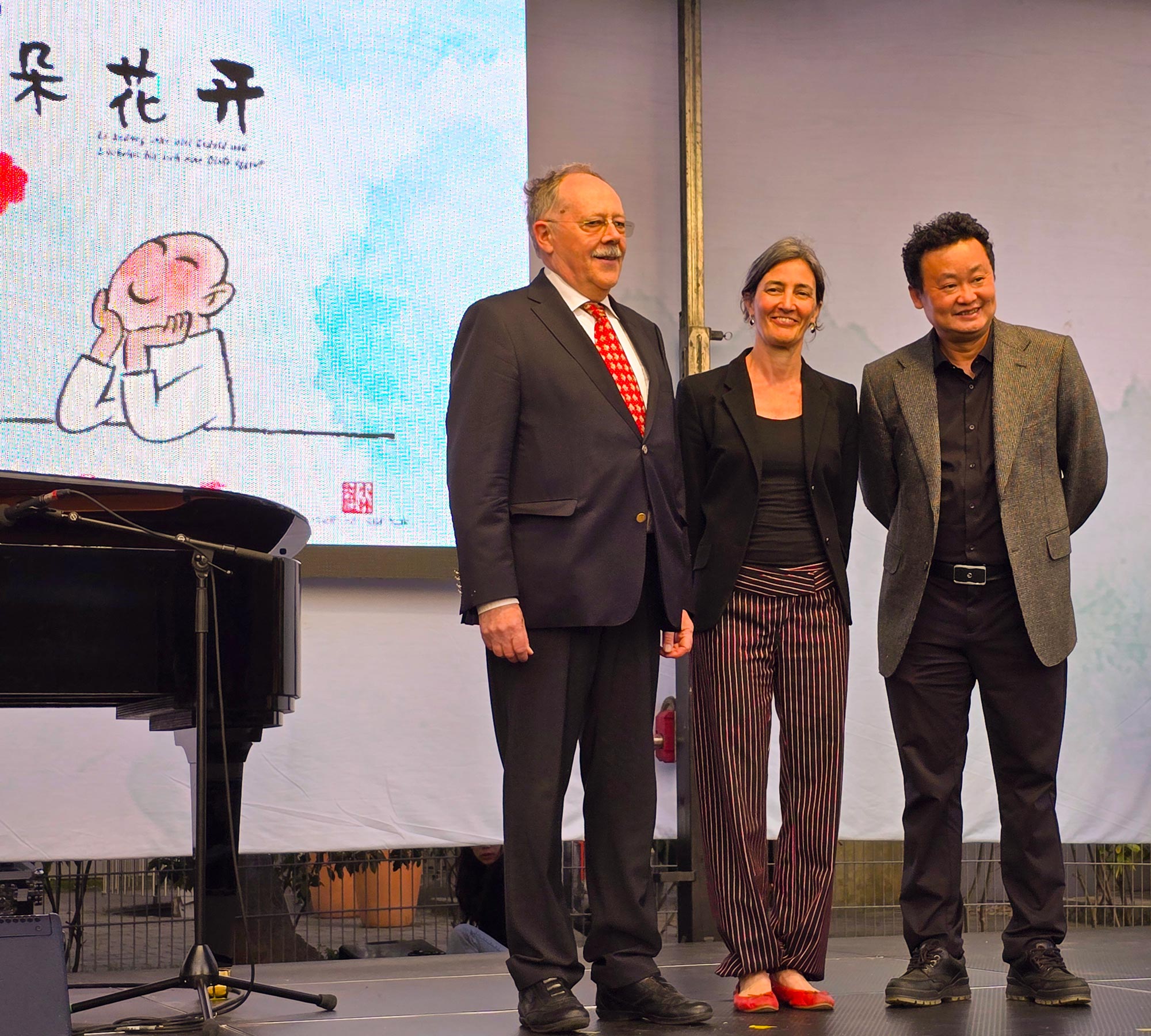 Chinesische Cartoon Ausstellung auf der Kaiserwiese