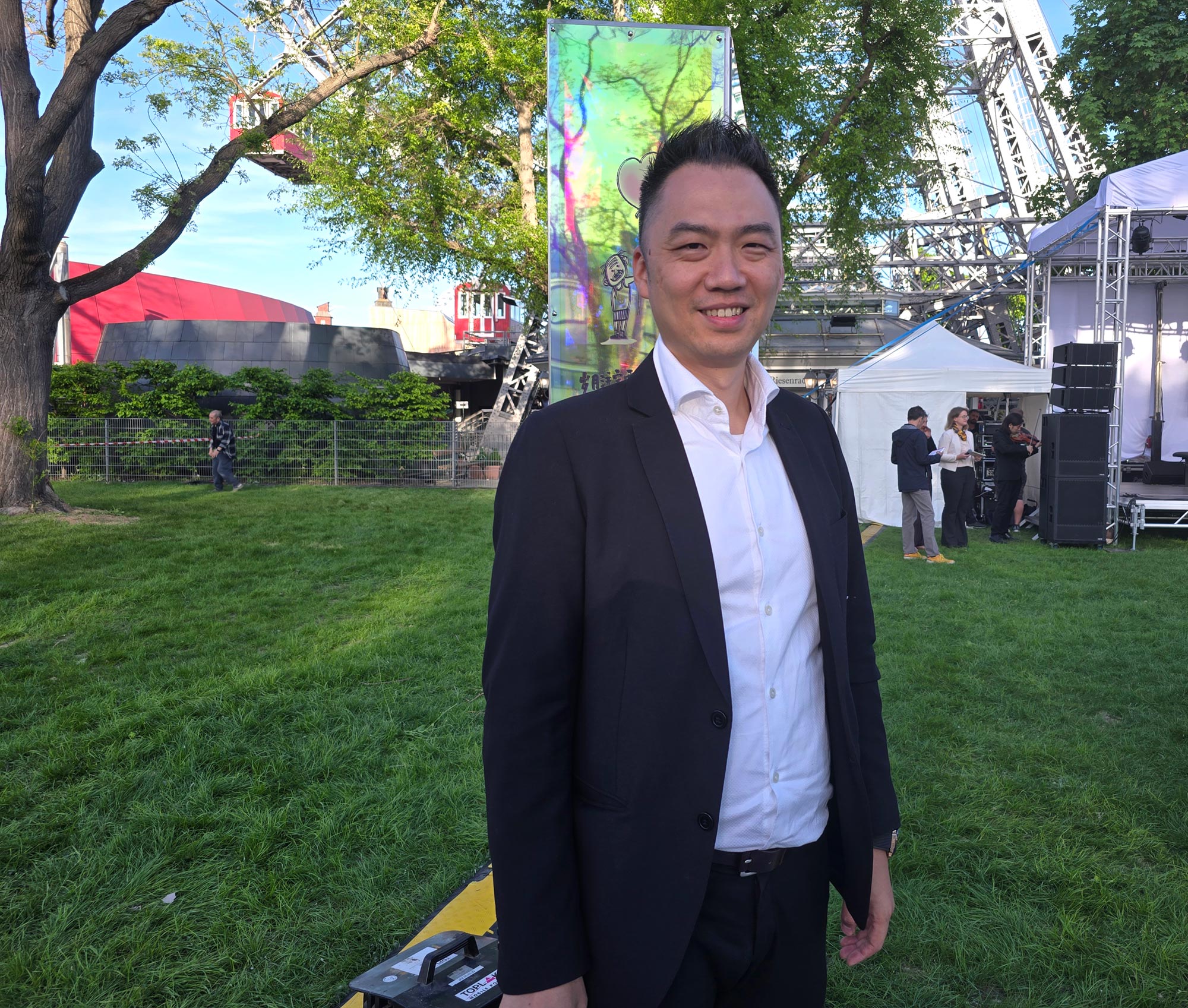 Chinesische Cartoon Ausstellung auf der Kaiserwiese