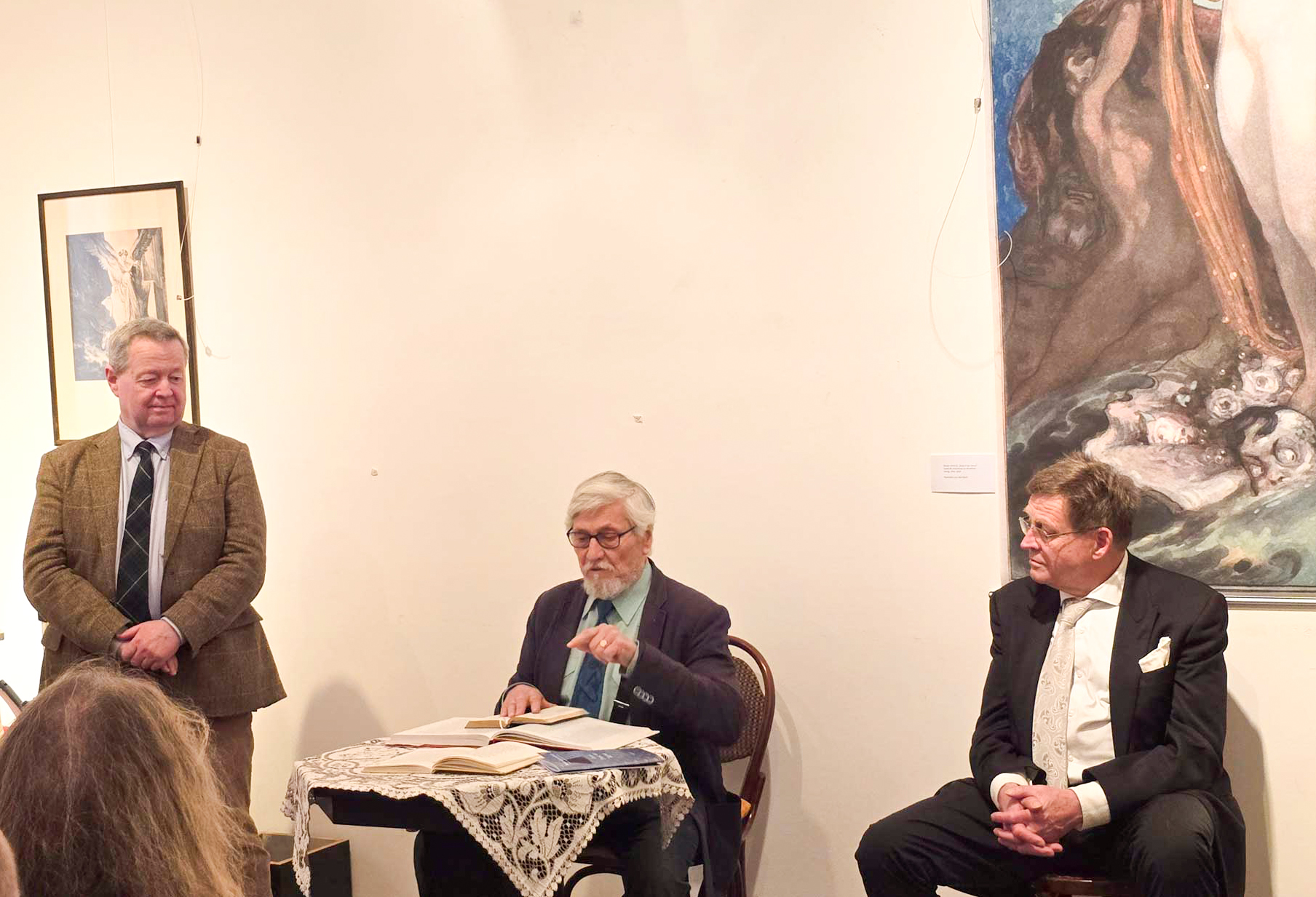 Vortrag und Führung durch die Ausstellung Franz von Bayros im Bezirksmuseum Landstraße. Foto: CulturaLatina