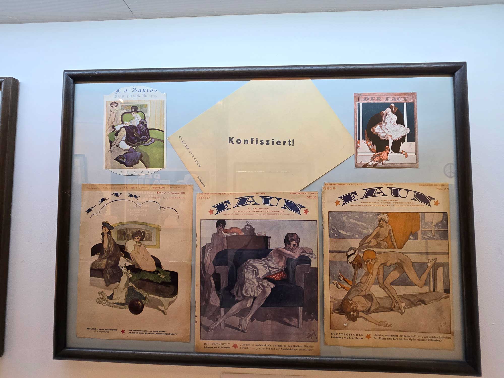 Vortrag und Führung durch die Ausstellung Franz von Bayros im Bezirksmuseum Landstraße. Foto: CulturaLatina