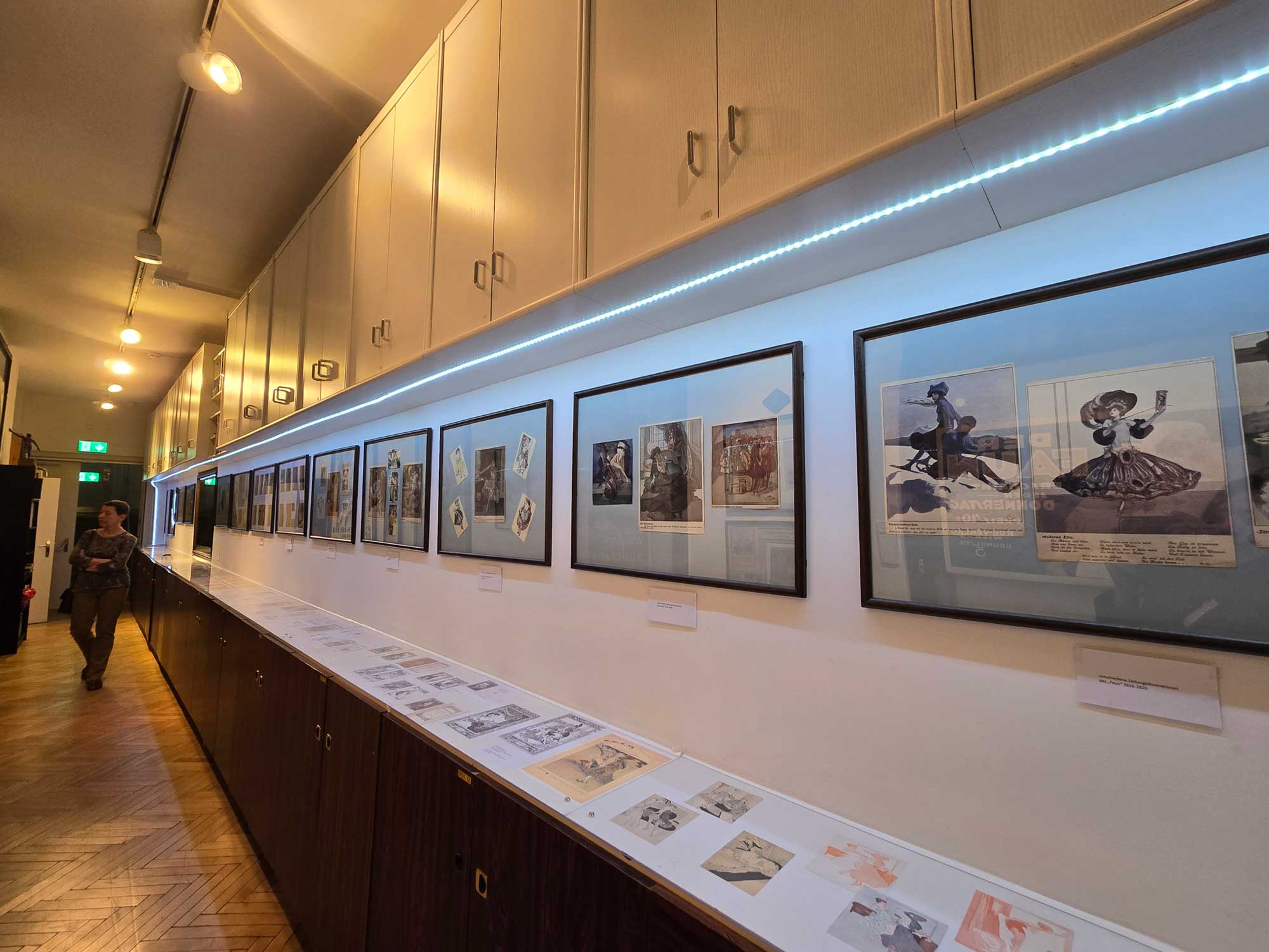 Vortrag und Führung durch die Ausstellung Franz von Bayros im Bezirksmuseum Landstraße. Foto: CulturaLatina