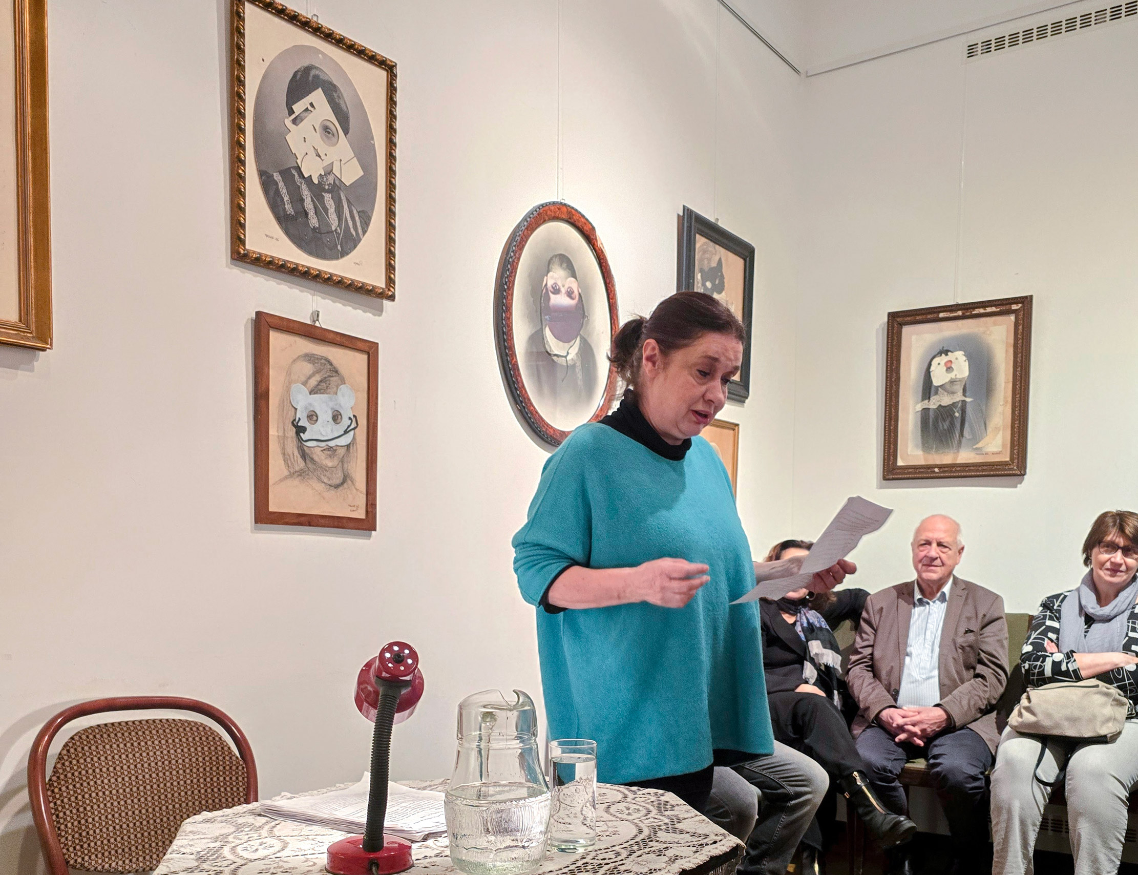 Lesung aus Alma Mahlers „Tagebuch-Suiten“ im Bezirksmuseum Landstraße. Foto: CulturaLatina