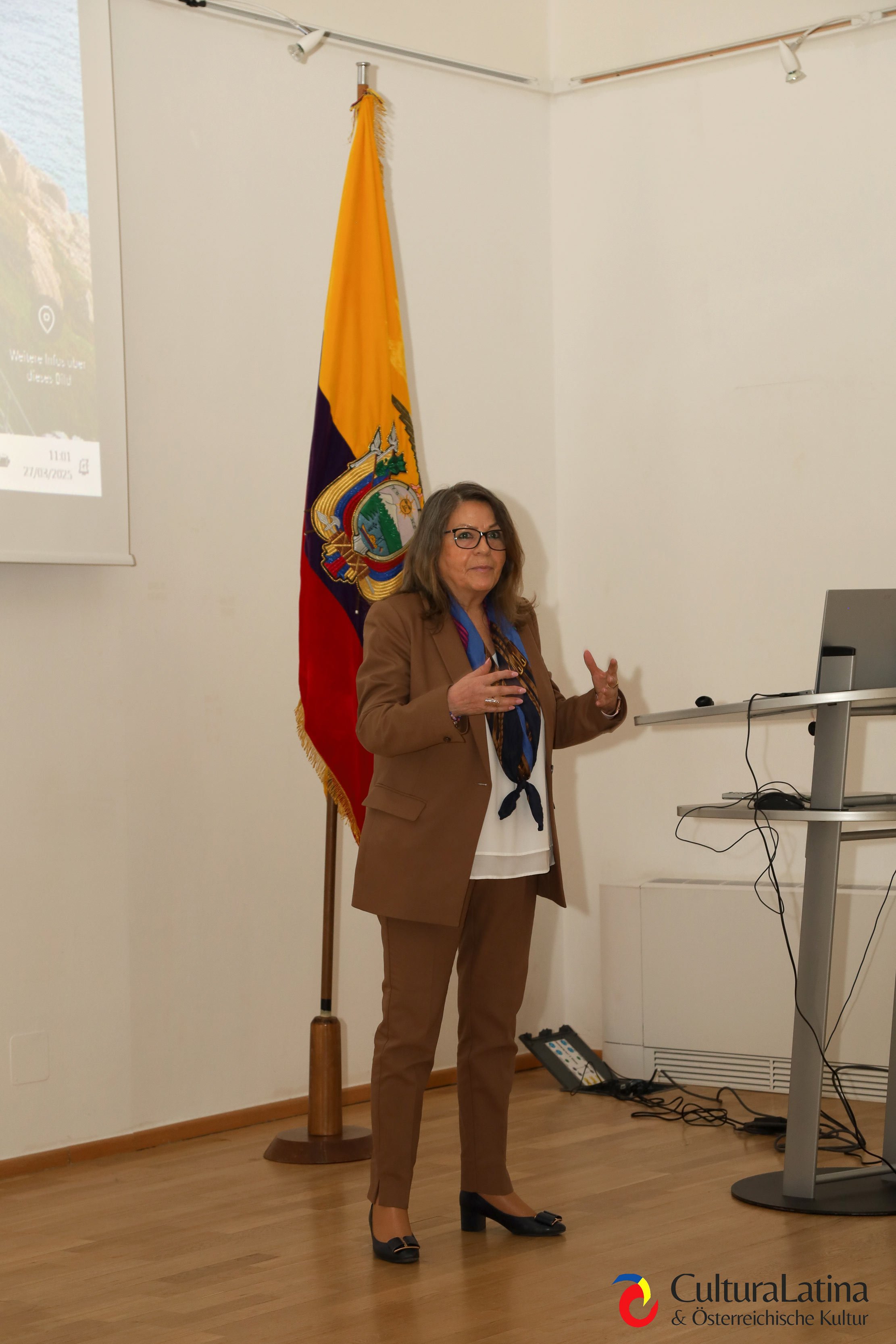 S.E. Mireya Muñoz, Embajadora de Ecuador en Austria. Foto: Ivett Ángeles Litano. S.E. Mireya Muñoz, Embajadora de Ecuador en Austria. Foto: Ivett Ángeles Litano.