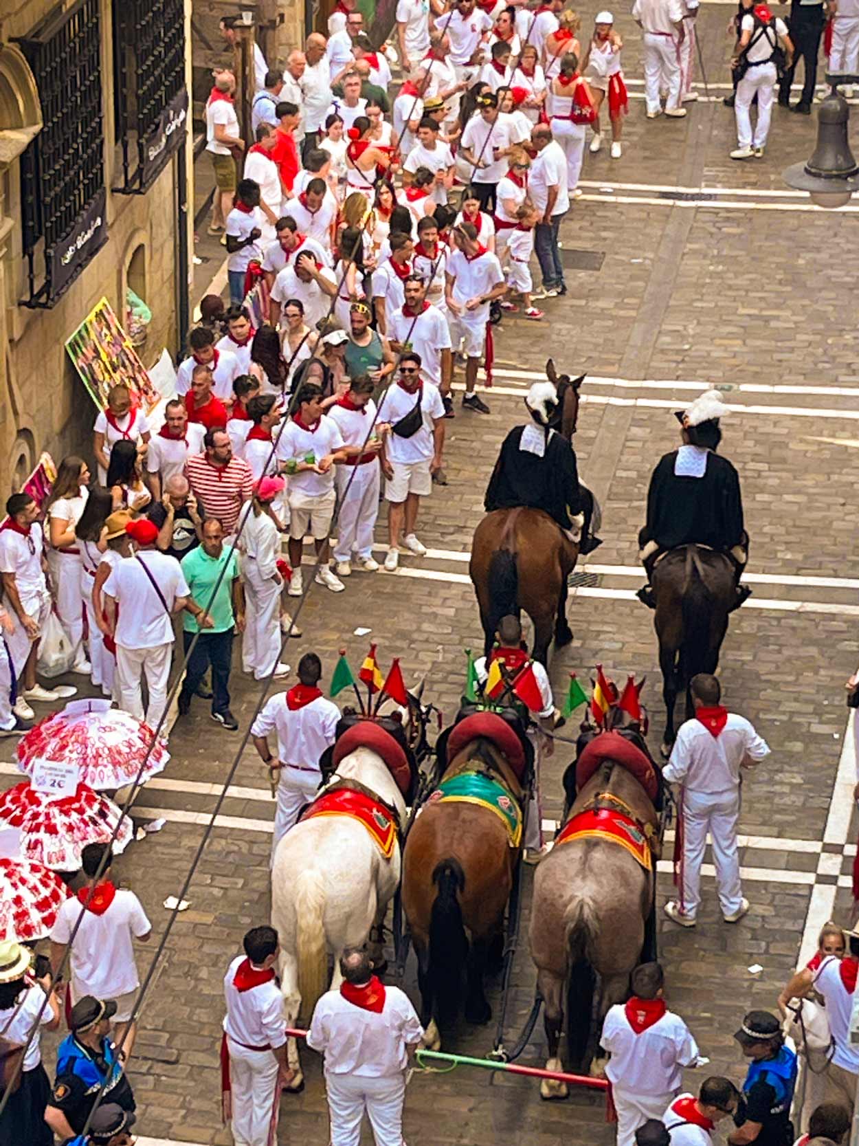 Los Sanfermines de Pamplona 2026. Foto: Connie Darilek.