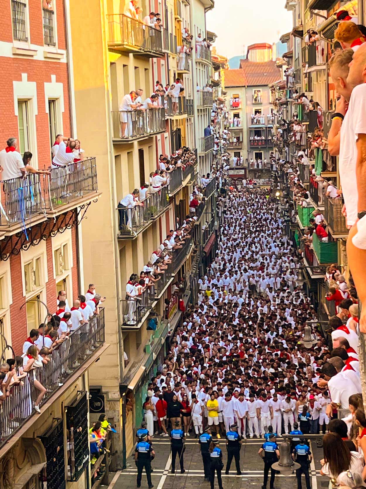 Los Sanfermines de Pamplona 2026. Foto: Connie Darilek.
