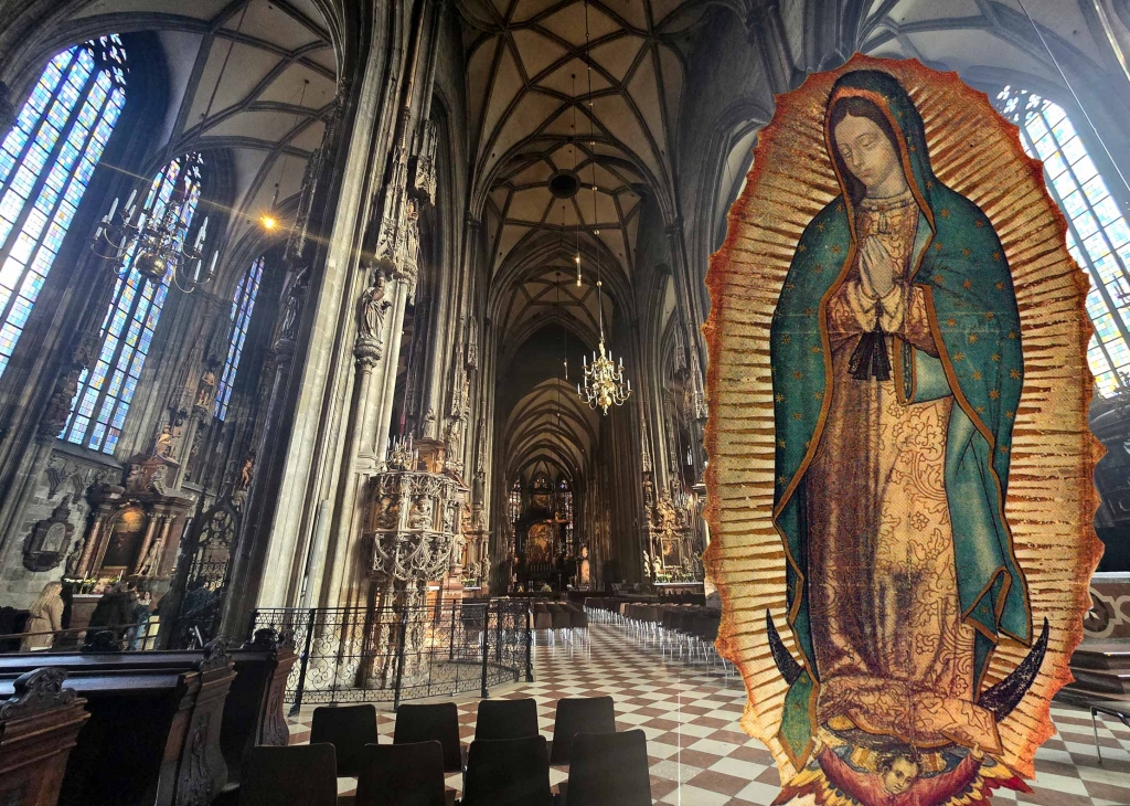 Virgen de Guadalupe en el Stephansdom de Viena