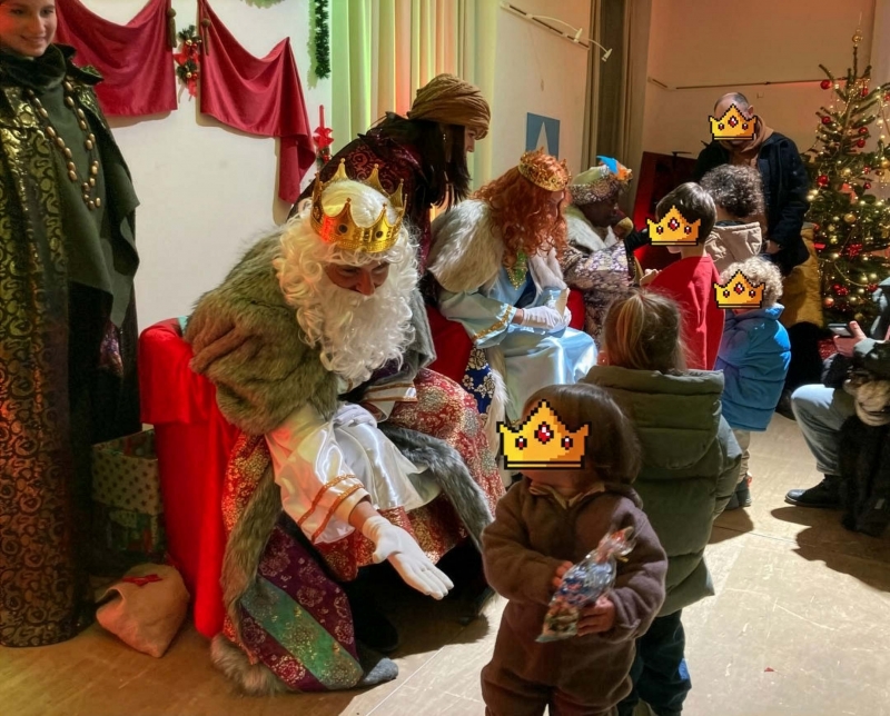 Los Reyes Magos adelantaron su visita al Instituto Cervantes de Viena.