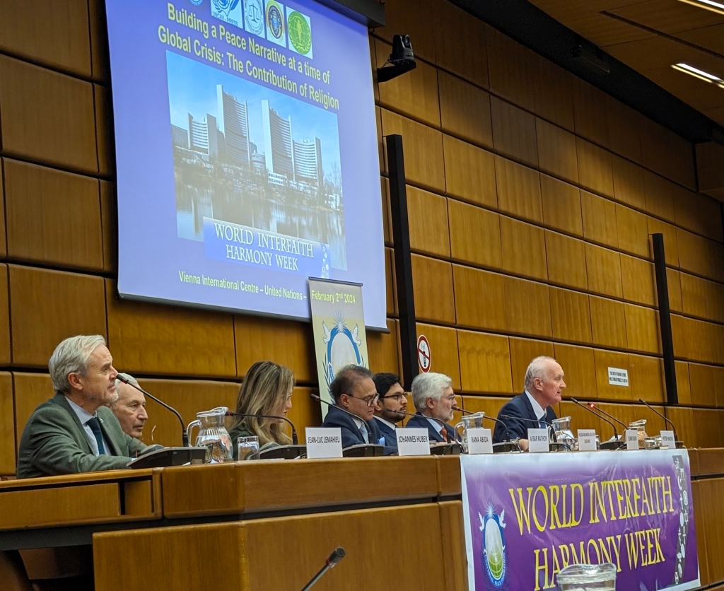 Conferencia “Building a Peace Narrative at a time of Global Crisis: The Contribution of Religion“